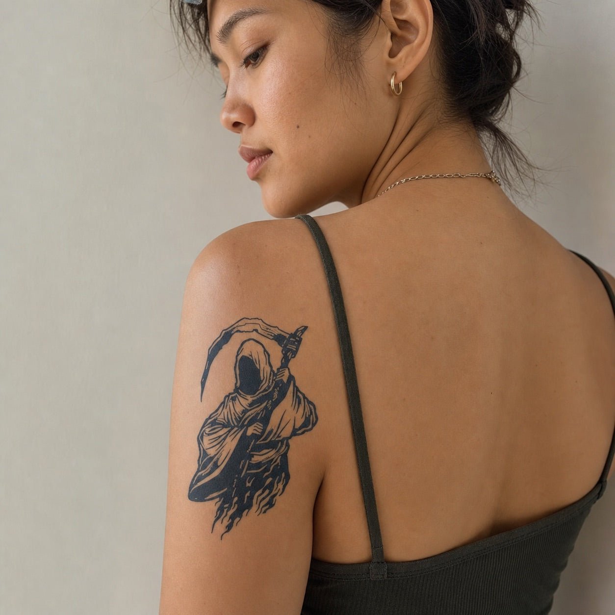 Grim Reaper Tattoo - 1 | Temporalis