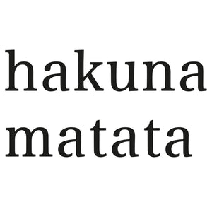 "hakuna hatata" motto 2 - Temporalis