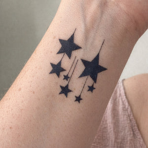 Hanging Stars Tattoo - 1 | Temporalis