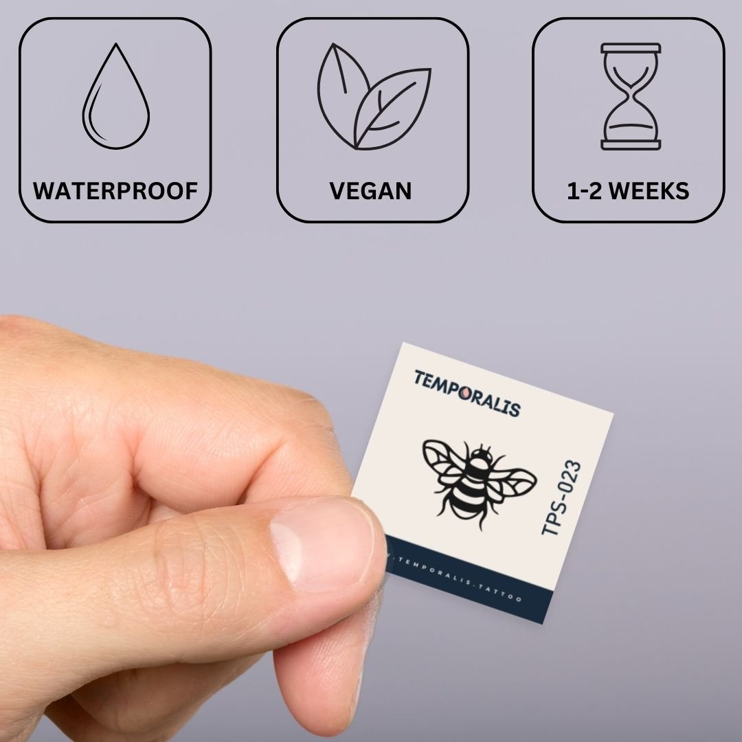 Pszczoła miodna 2 - Temporalis® - Tatuaż tymczasowy