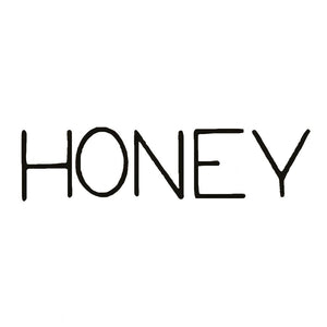 Honey Lettering Tattoo - 2 | Temporalis