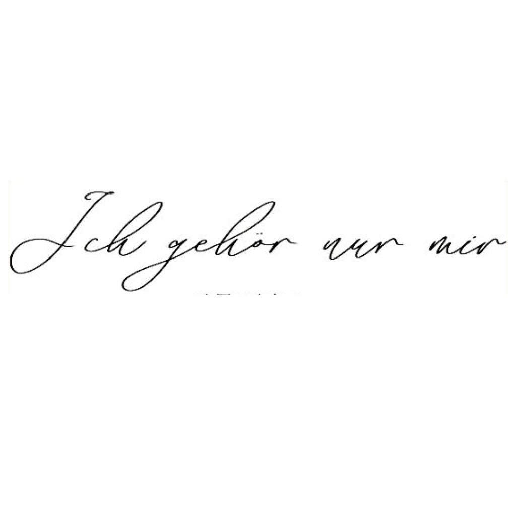 Ich Gehör Nur Mir Tattoo - 2 | Temporalis
