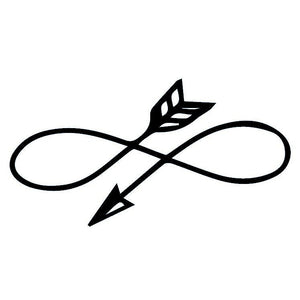 Infinity Arrow Temporary Tattoo - 2 | Temporalis