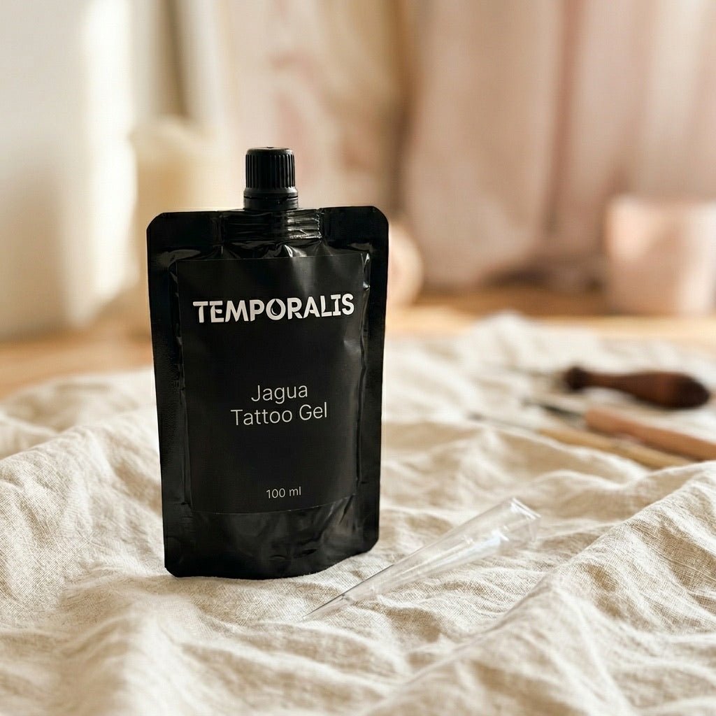 Temporalis jagua gel 100 ml refill pouch — pure Genipa americana extract for body art and hair coloring