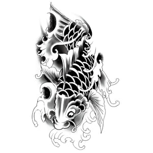Japanese Koi Fish Tattoo - 2 | Temporalis