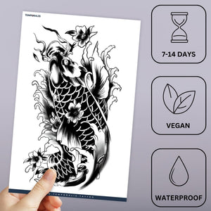 Japanese Koi Fish Tattoo - 3 | Temporalis