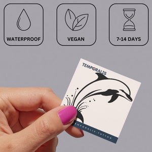 Jumping Dolphin Tattoo - 3 | Temporalis