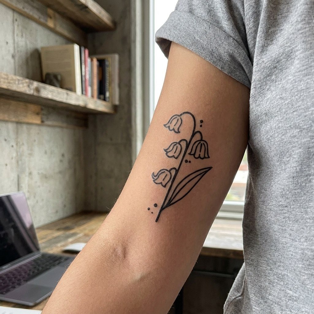 Lily of the Valley Tattoo - 1 | Temporalis