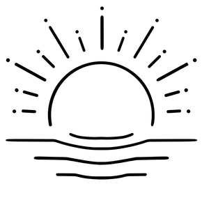 Minimalist ocean sunset temporary tattoo - 2 | Temporalis