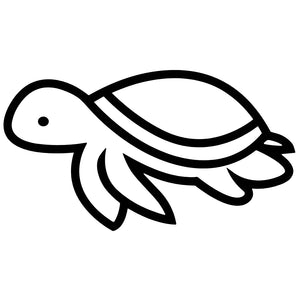 Minimalist swimming turtle 2 - Temporalis