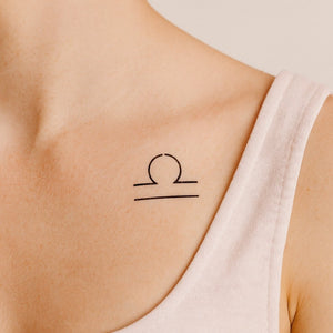 Minimalist zodiac sign Libra 1 - Temporalis