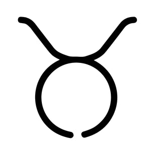 Minimalist zodiac sign Taurus 2 - Temporalis