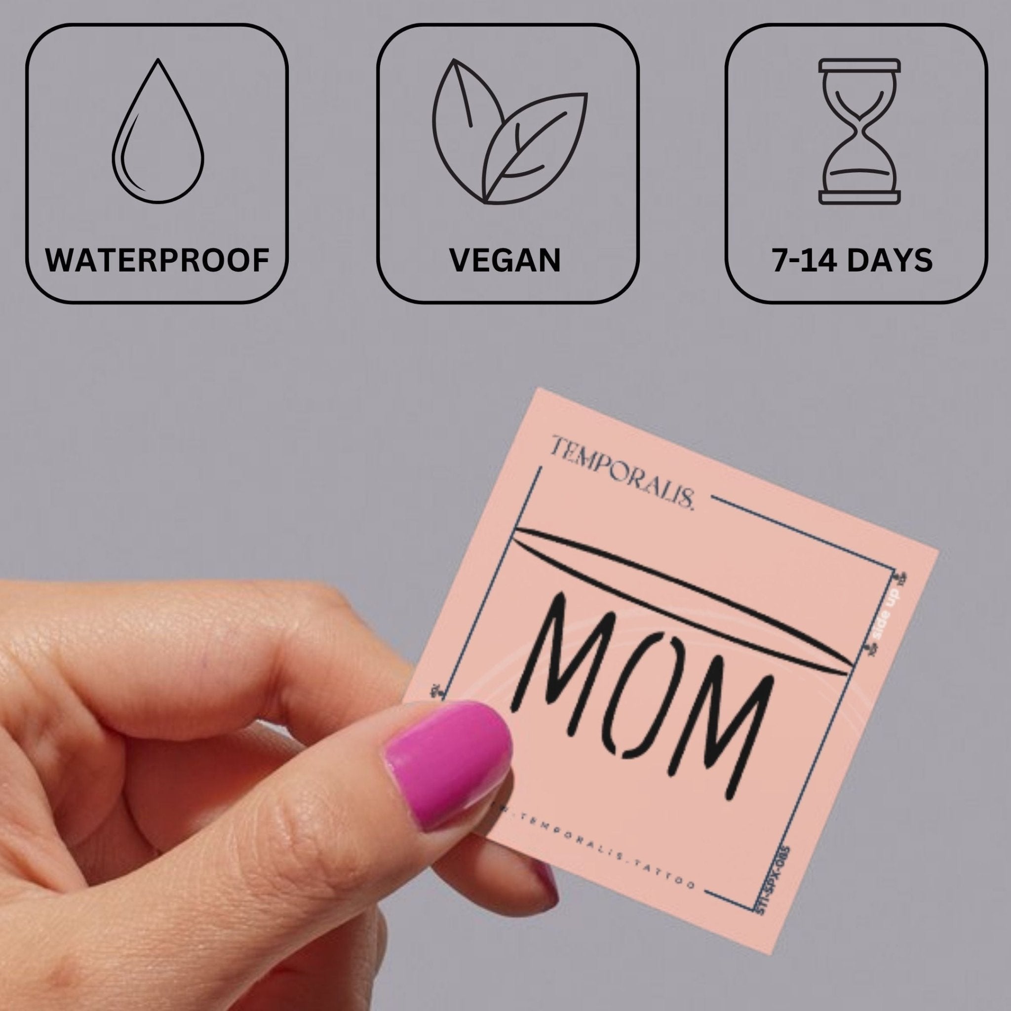 MOM Halo Temporary Tattoo - 3 | Temporalis