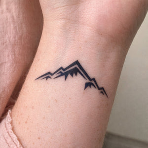 Mountain Range Tattoo - 1 | Temporalis
