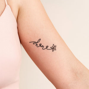 "Ohana" Blossom 1 - Temporalis® - Tatuaje temporal