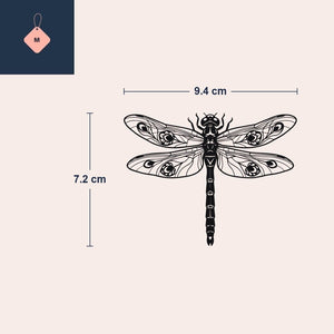 Ornate Dragonfly Tattoo - 4 | Temporalis