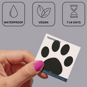 Paw Print Tattoo - 3 | Temporalis