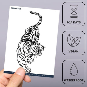 Prowling Tiger Tattoo - 3 | Temporalis