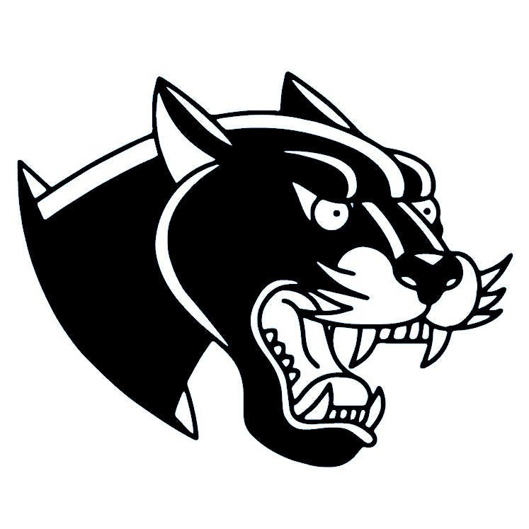 Roaring panther head temporary tattoo - 2 | Temporalis