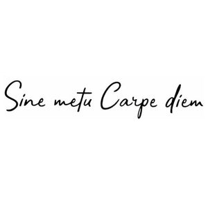 Sine Metu Carpe Diem Tattoo - 2 | Temporalis
