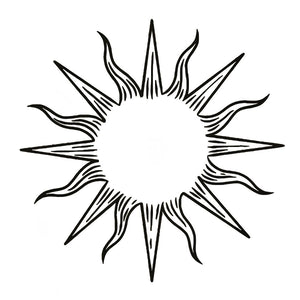 Sketch Sun Tattoo - 2 | Temporalis