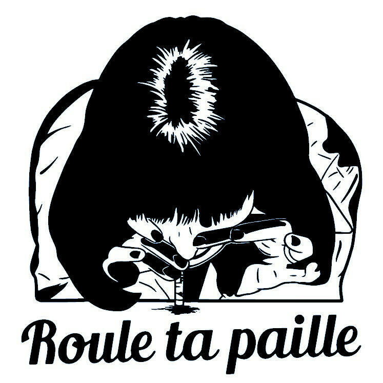 Snorting through a straw temporary tattoo – 'Roule ta paille' - 2 | Temporalis