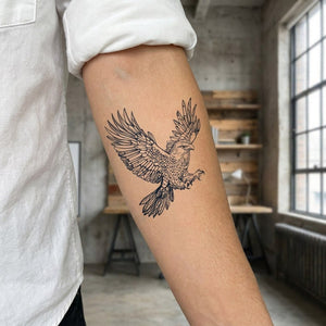 Soaring Eagle Tattoo - 1 | Temporalis