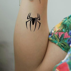 Spider silhouette temporary tattoo - 1 | Temporalis