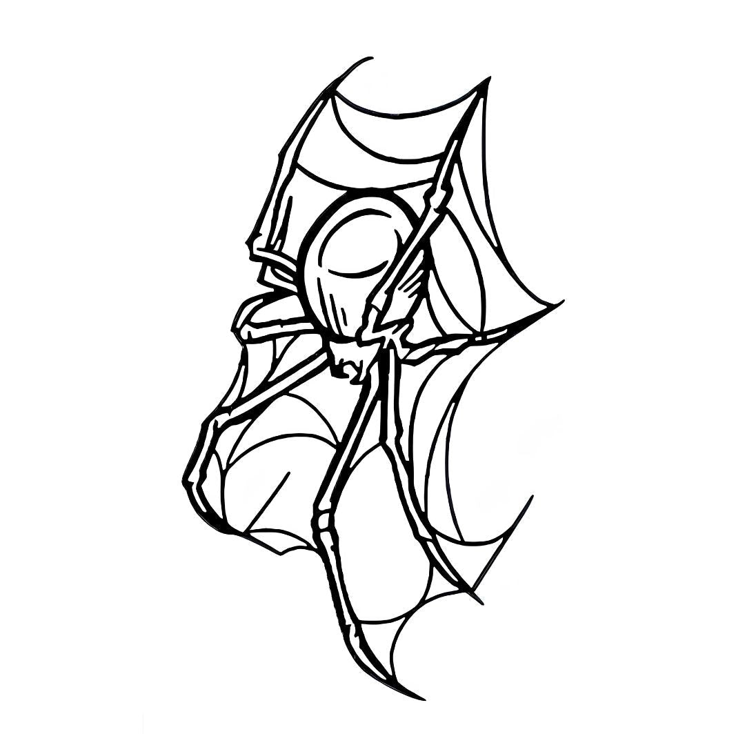 Spider Web Tattoo - 2 | Temporalis