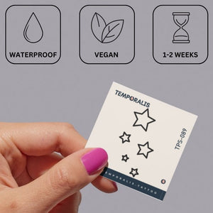 Starlight Cascade 2 - Temporalis® - Midlertidig tatovering