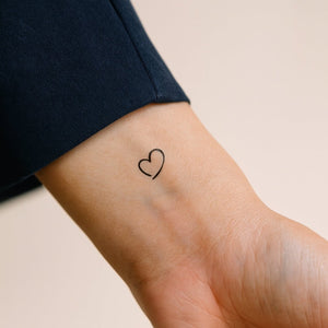 Tiny Heart 1 - Temporalis® - Temporäres Tattoo