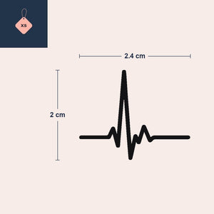 Tiny Heartbeat Tattoo - 4 | Temporalis