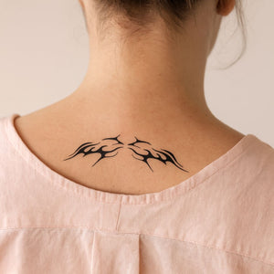 Tribal wings temporary tattoo - 1 | Temporalis