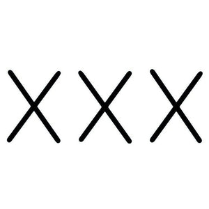 Triple X temporary tattoo - 2 | Temporalis