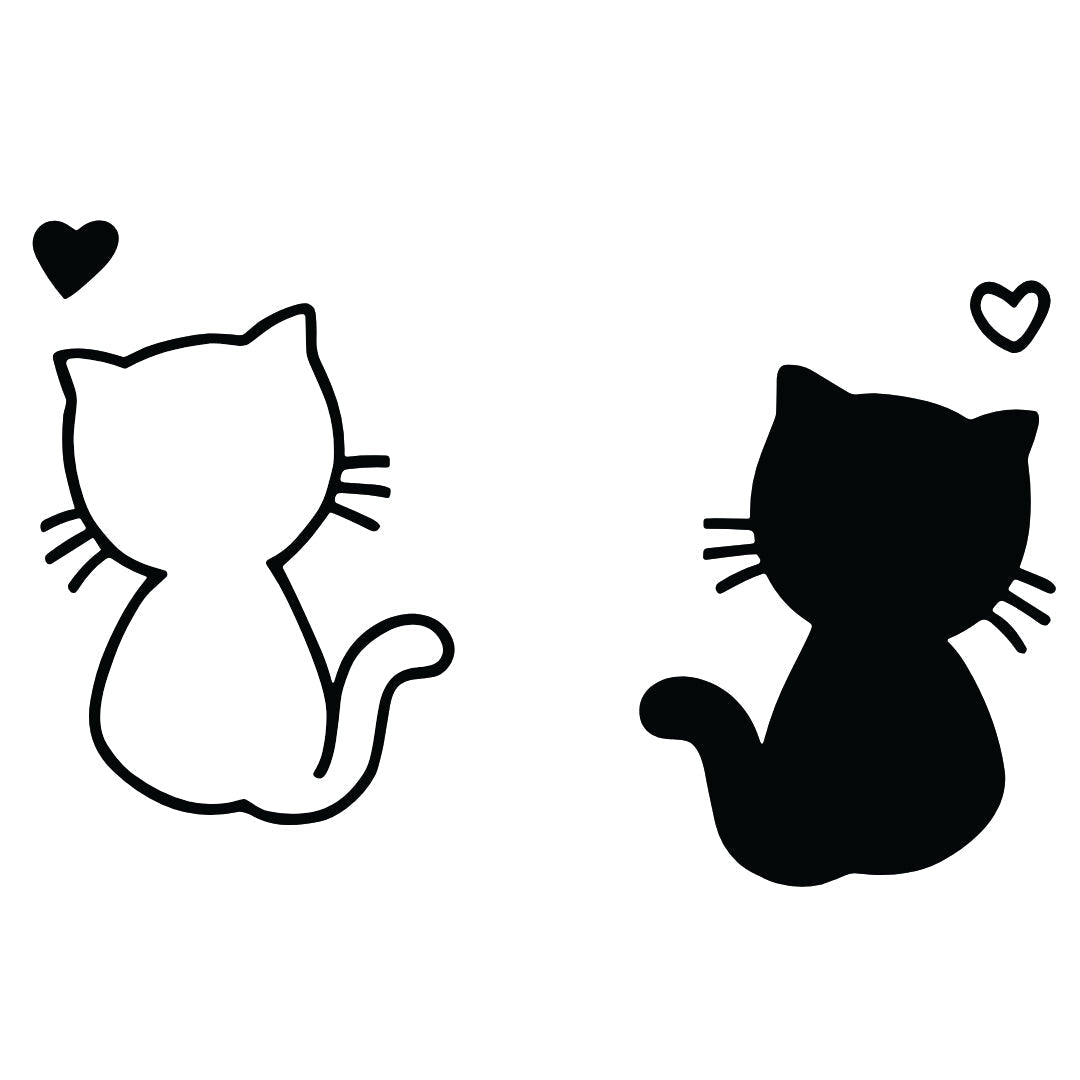 Portachiavi Dreambase Yin Yang Gatto – Ciondolo In Lega Di Zinco E Vetro, 5.3 Cm, Nero/Bianco, Con Sacchetto Regalo