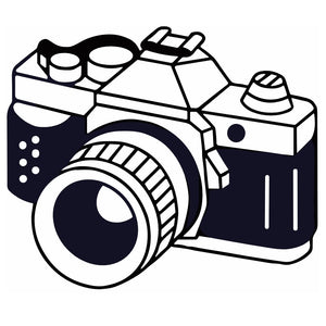 Vintage Camera Temporary Tattoo - 2 | Temporalis