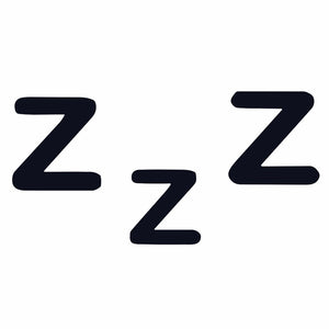 ZZZ Sleep Symbol Temporary Tattoo - 2 | Temporalis